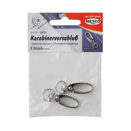 CARABINA CLOSURE 10 X 35 X 7MM SET 2 - SILVER