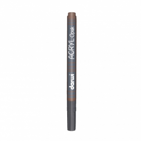 DARK BROWN ACRYLIC OPAQUE MARKER 0,8 MM