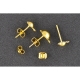 EARHOOKS 10PCS GOLD NICHEL FREE