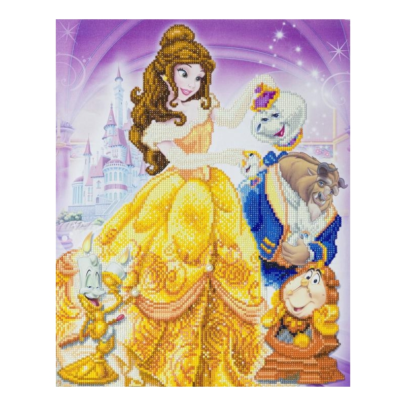 Diamond Painting Belle the Beauty and the Beast, Full Image - Painting