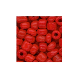 MEYCO RED GLASS BEADS - 2.5MM - 20G 