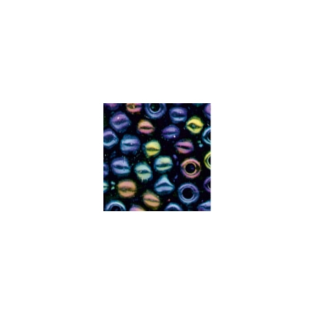 MEYCO RAINBOW METALLIC GLASS BEADS - 2.5MM - 20G 