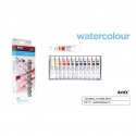 WATERCOLOUR PAINT PALLETE 12 COLOURS