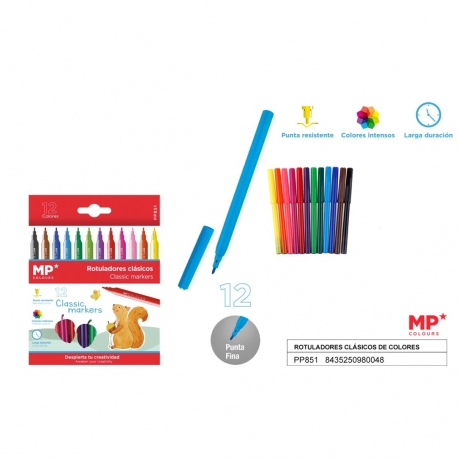 SET OF JUMBO TRIANGULAR COLOURED PENCILS - X12