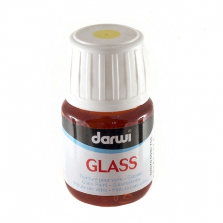 DARWI GLASS PAINT 30ML - YELLOW