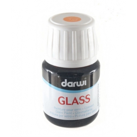 DARWI GLASS PAINT 30ML - ORANGE