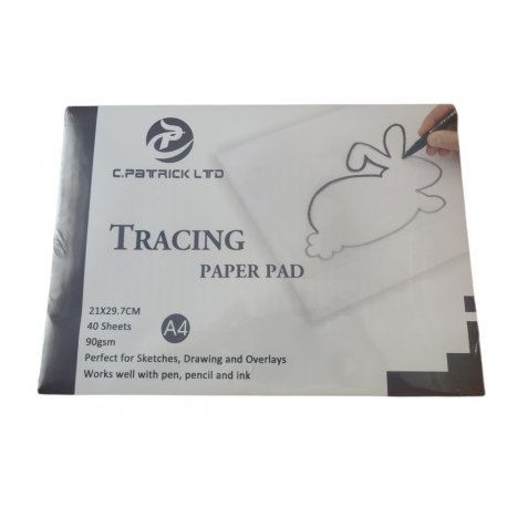 TRACING PAPER PAD 40 SHEETS 90GSM A4