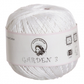 GARDEN NO.3 CROCHET MERCERISED COTTON 50G - OFF WHITE