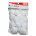 Pom Poms 3mm - White 