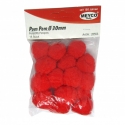 Pom Poms 3mm - White 