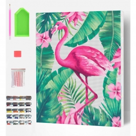 FLAMINGO DIAMOND PAINTING 40 X 30CM