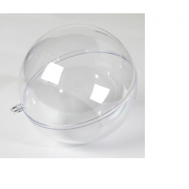 CLEAR PERSPEX BALL - 80MM