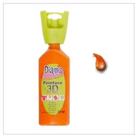 DIAMS 3D - GLOSS - MANDARINE