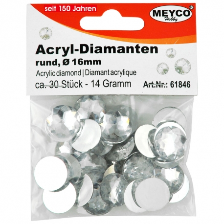 Meyco - Half Acrylic Diamond - 6mm