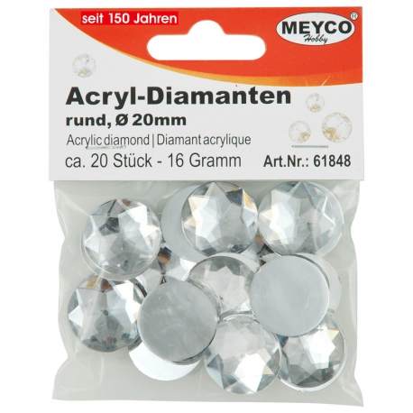 Meyco - Half Acrylic Diamond - 6mm