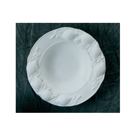 Polystyrene  - Plate w/Fruit