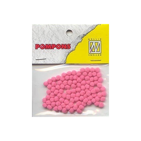 Pom Poms 3mm - White 