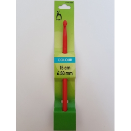 CROCHET HOOK WITH PLASTIC HANDLE 0.6MM X 14CM