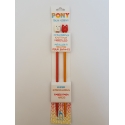 CHILDREN'S ALUMINIUM KNITTING NEEDLES - 4.5MM X 18CM