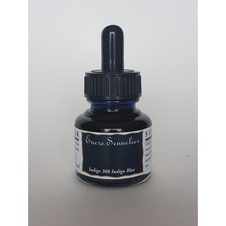 SENNELIER INK 30ML - OPAQUE WHITE